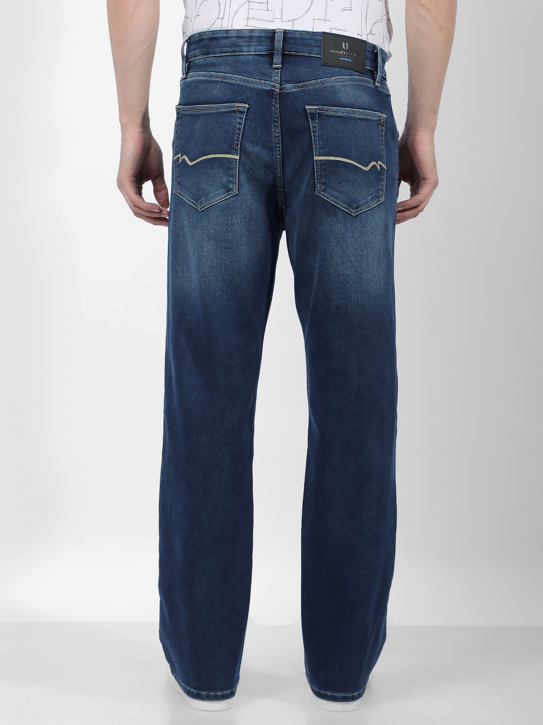 Numero Uno Men Faded Blue Jeans